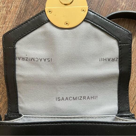 Isaac Mizrahi Mini Leather Crossbody Bag - Picture 9 of 15